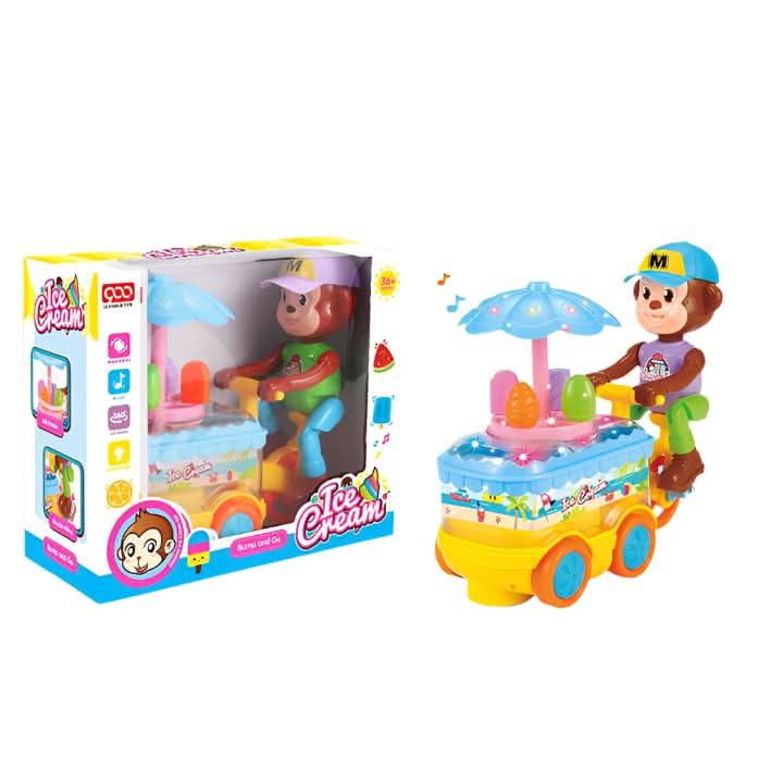 Pretend Playset Ice Cream Monkey Toddler Toys - Superpanda