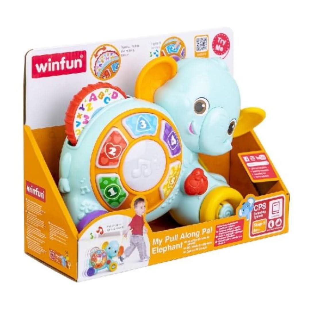 Pull Along Pal Elephant - Superpanda