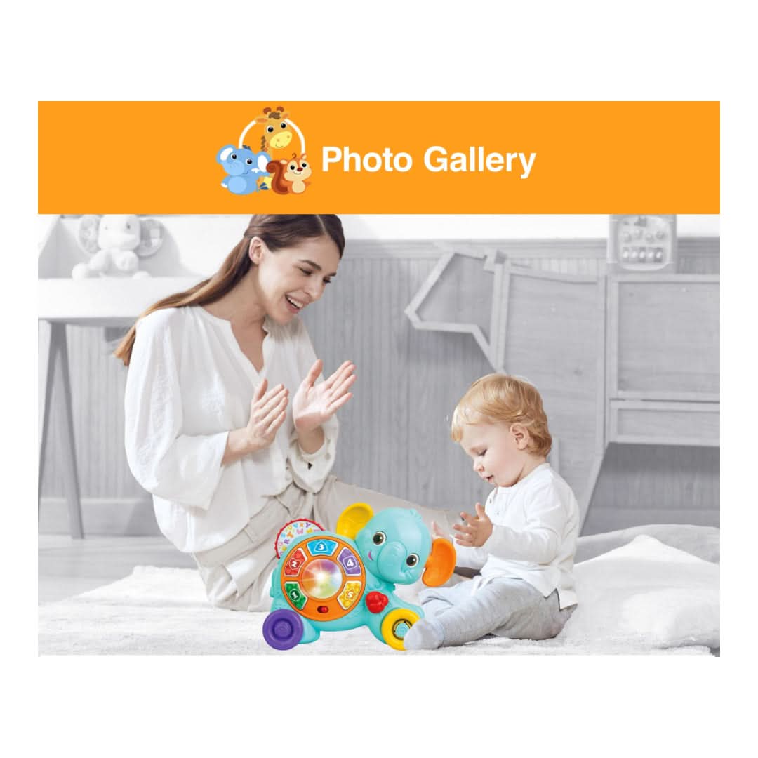 Pull Along Pal Elephant - Superpanda