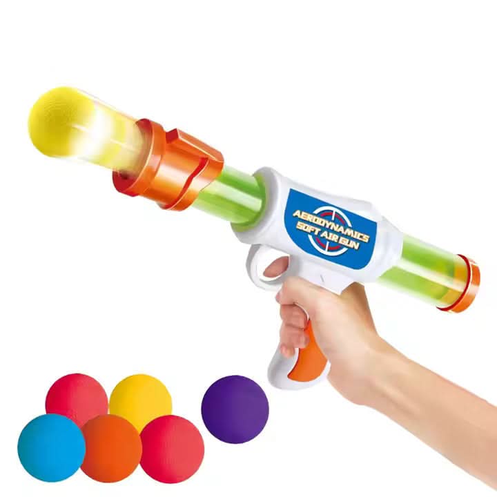 Pump and Launch Blaster Shooting Toy Gun - Superpanda