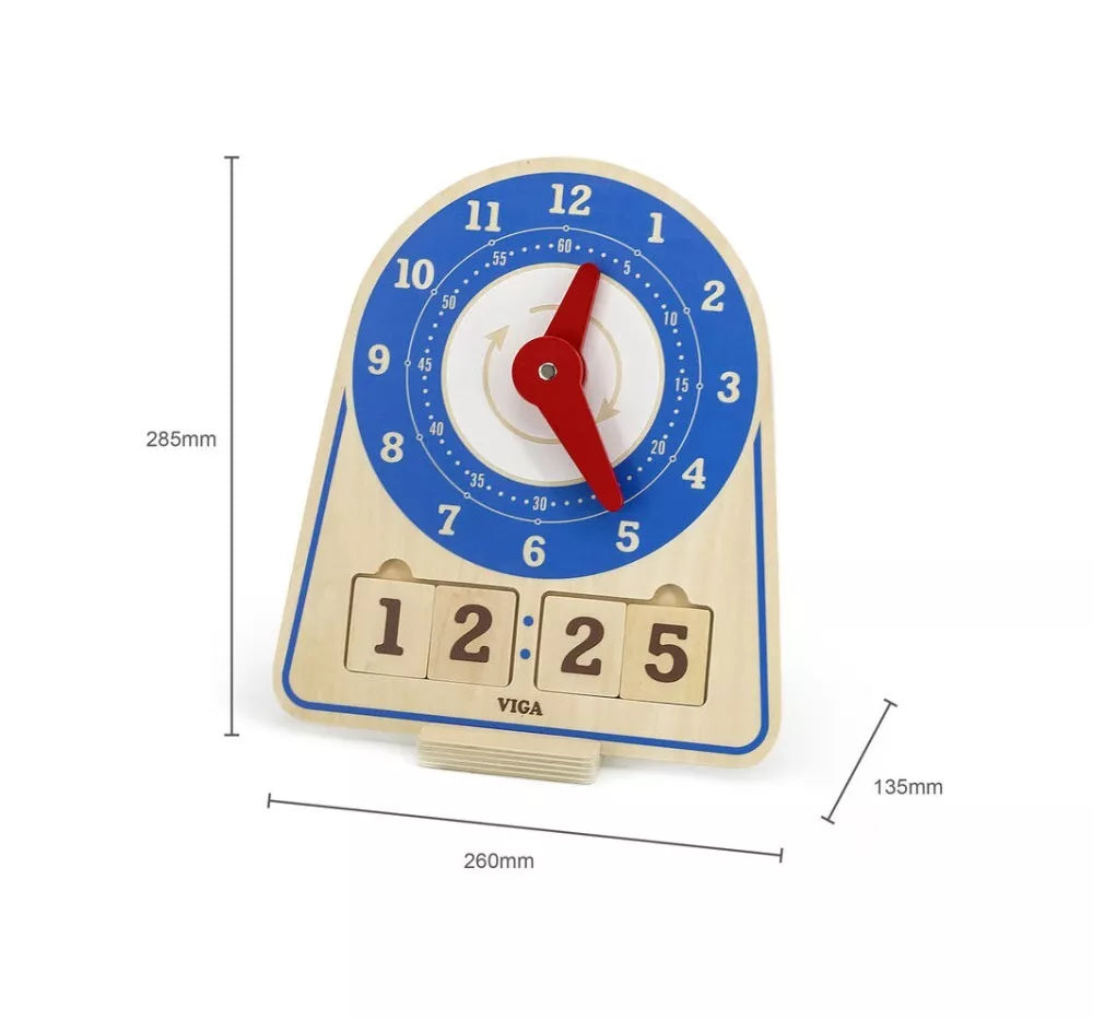 Viga Learning Clock (Digital/Analog)