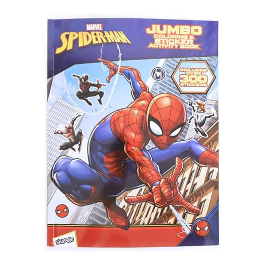 Skoodle Spider - Man Jumbo Coloring & Activity Book - Superpanda