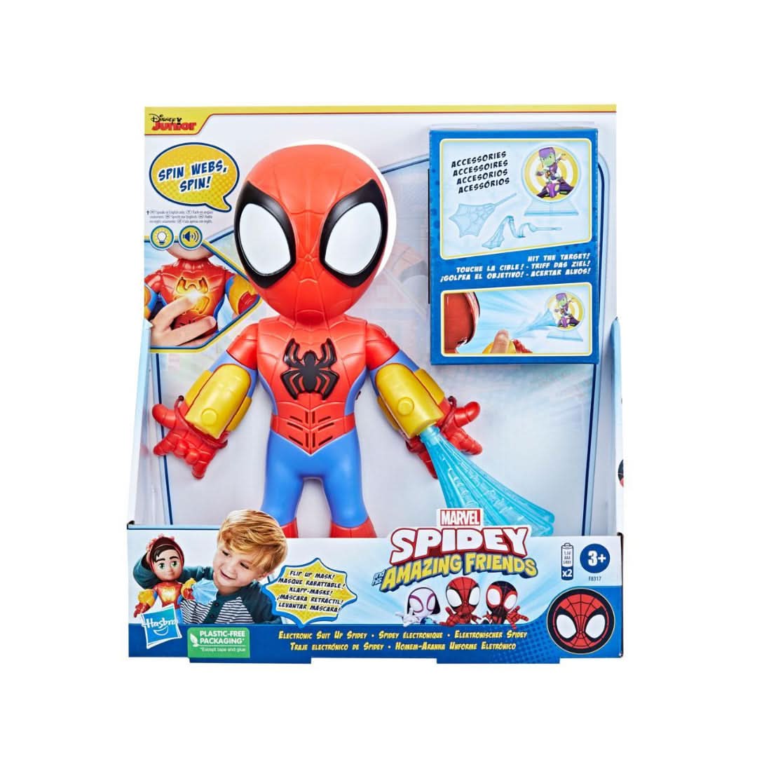 Spidey and His Amazing Friends Electronic Suit Up Spidey - Superpanda