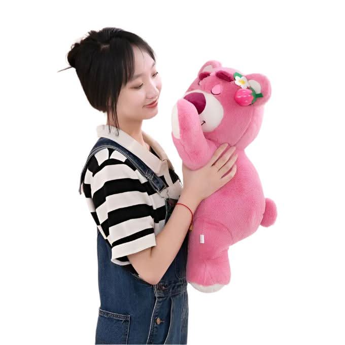 Strawberry Bear Sleeping Pillow Plush Toy - Superpanda