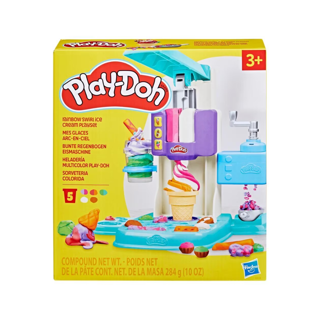 Play-Doh Rainbow Swirl Ice Cream Playset