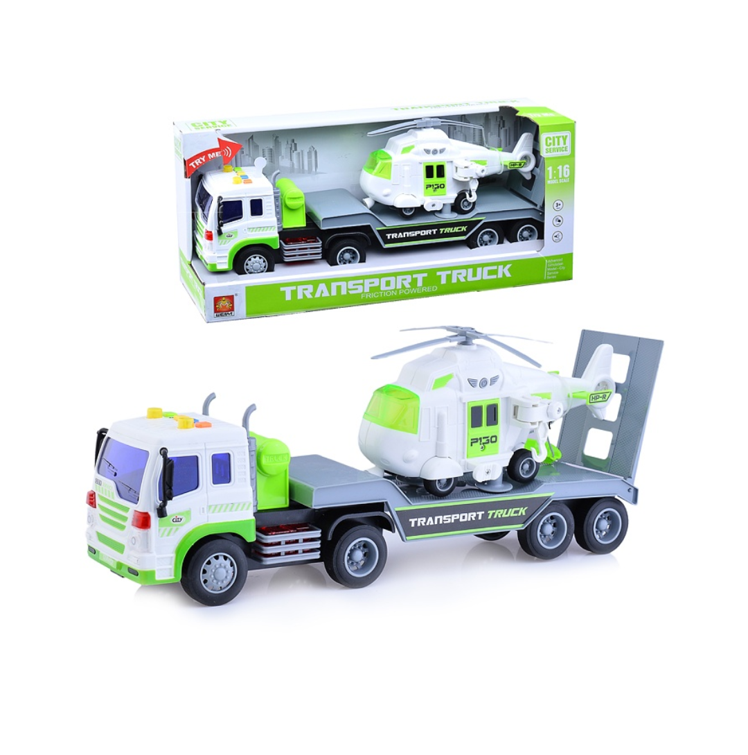 Wenyi Bruder 1:16 جرار مع مروحية