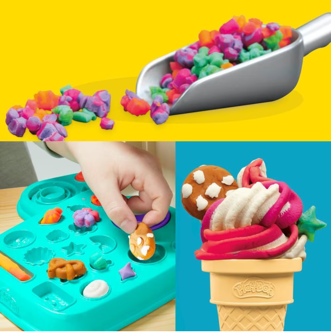 Play-Doh Rainbow Swirl Ice Cream Playset
