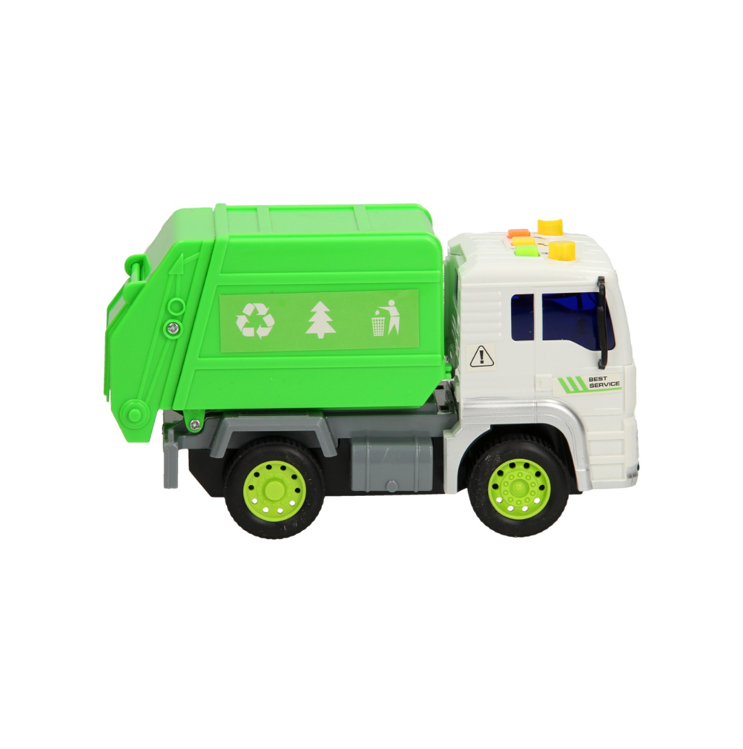 Wenyi Bruder 1:20 شاحنة الصرف الصحي الاحتكاك - الأخضر