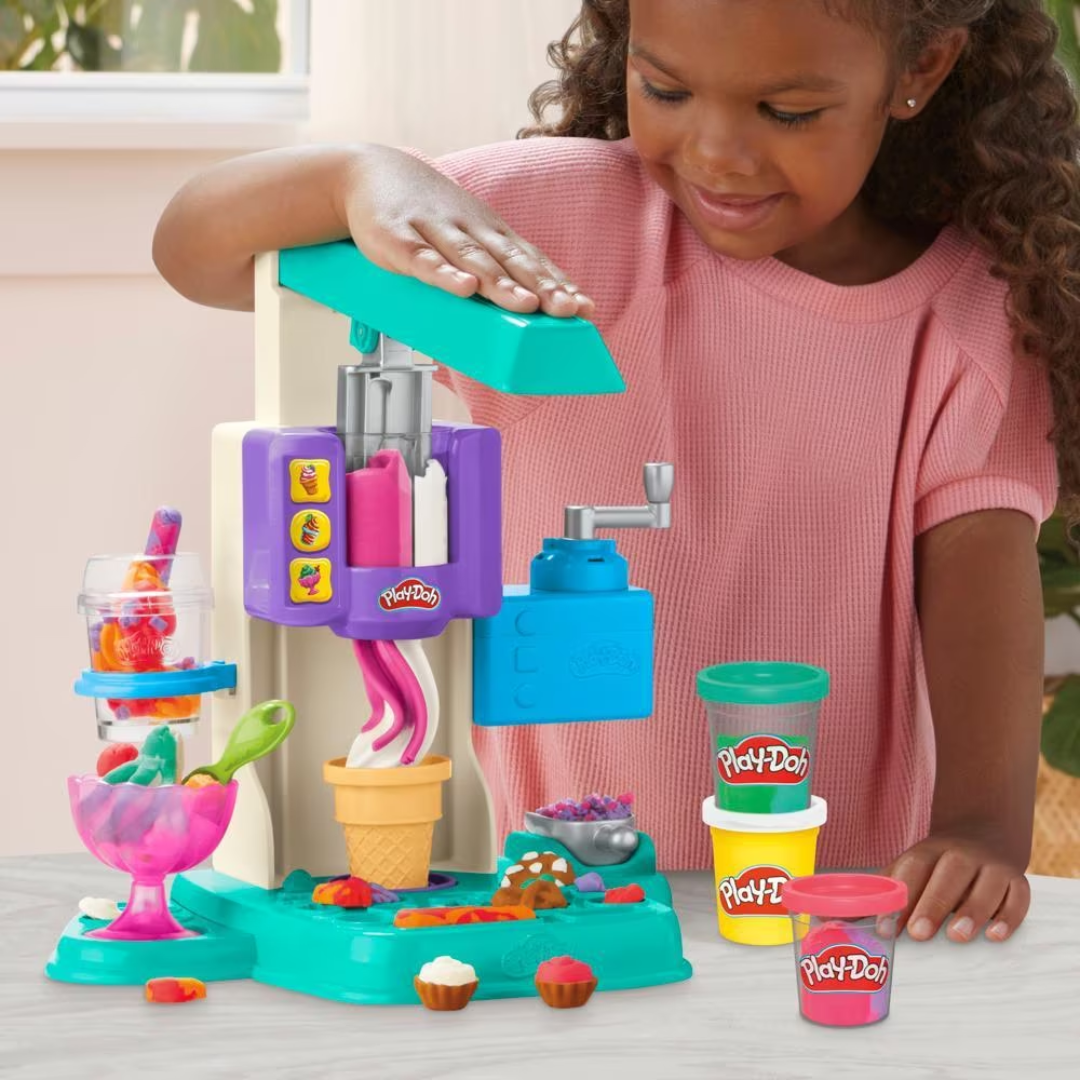 Play-Doh Rainbow Swirl Ice Cream Playset