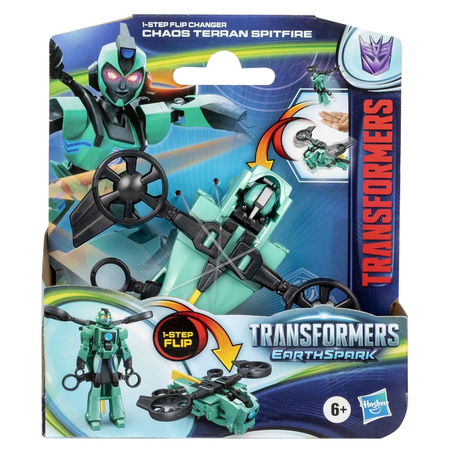 Transformers 1 - Step Flip Changer Chaos Terran Spitfire - Superpanda