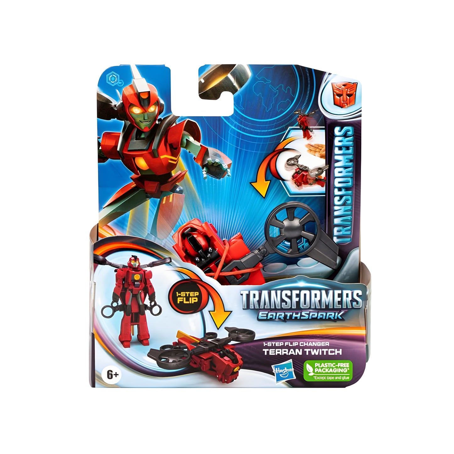 Transformers Earthspark 1 Step Flip Changer Terran Twitch