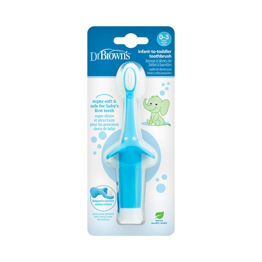 Dr. Brown's Infant-to-Toddler Toothbrush, Elephant
