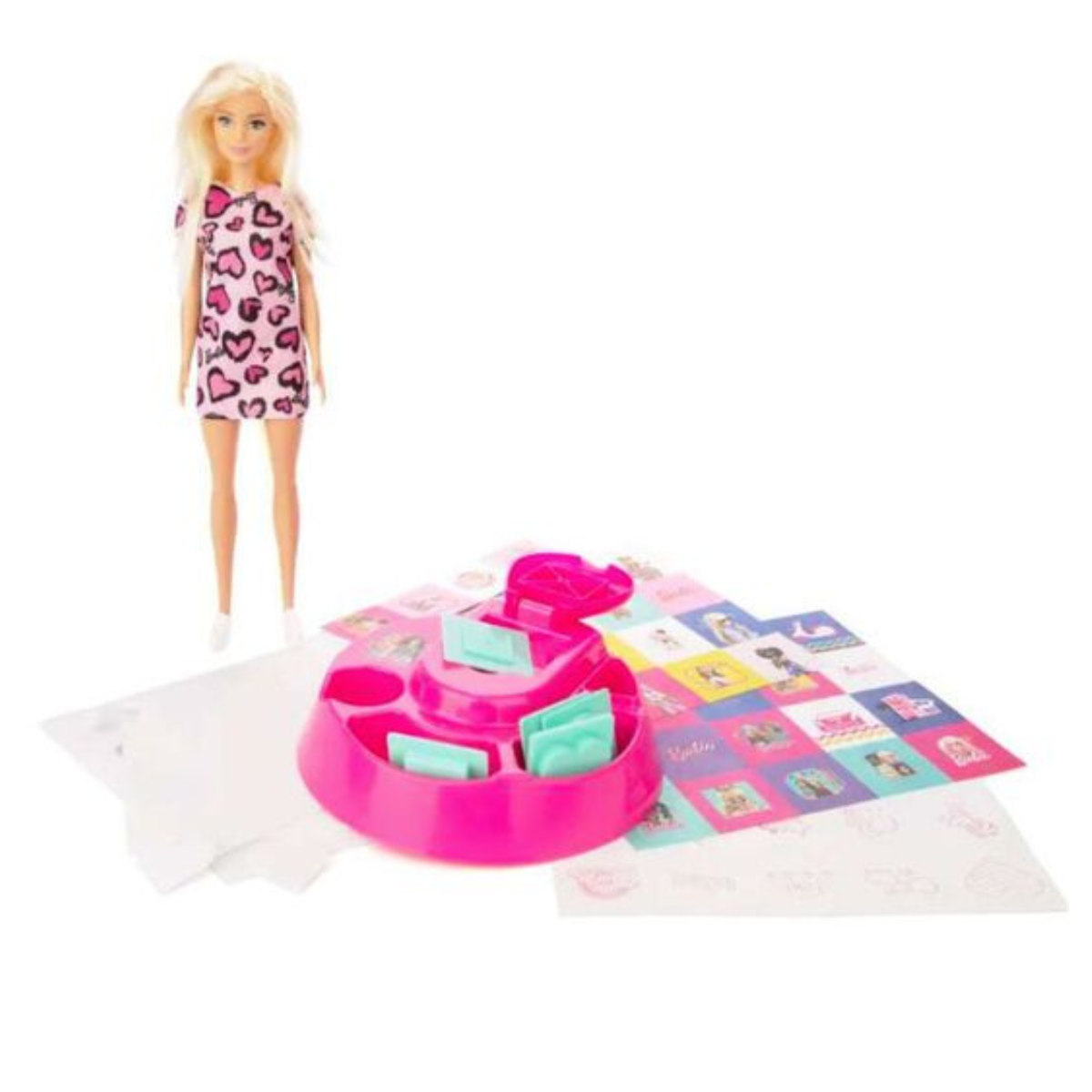 Sambro - Barbie 3D Sticker Maker & Barbie Doll