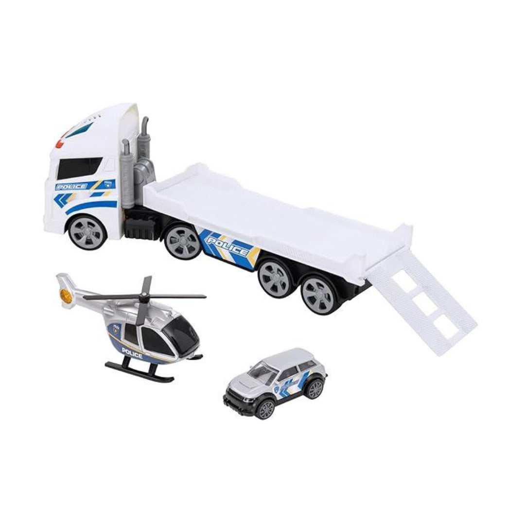 Teamsterz Mighty Machines Helicopter Transperter