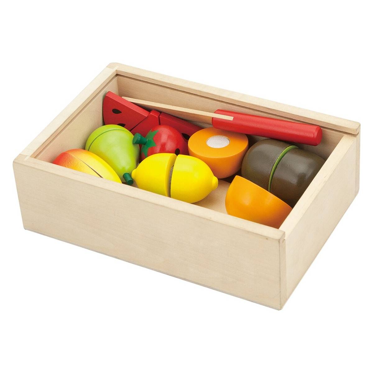 Viga Wooden Cutting Fruit Set
