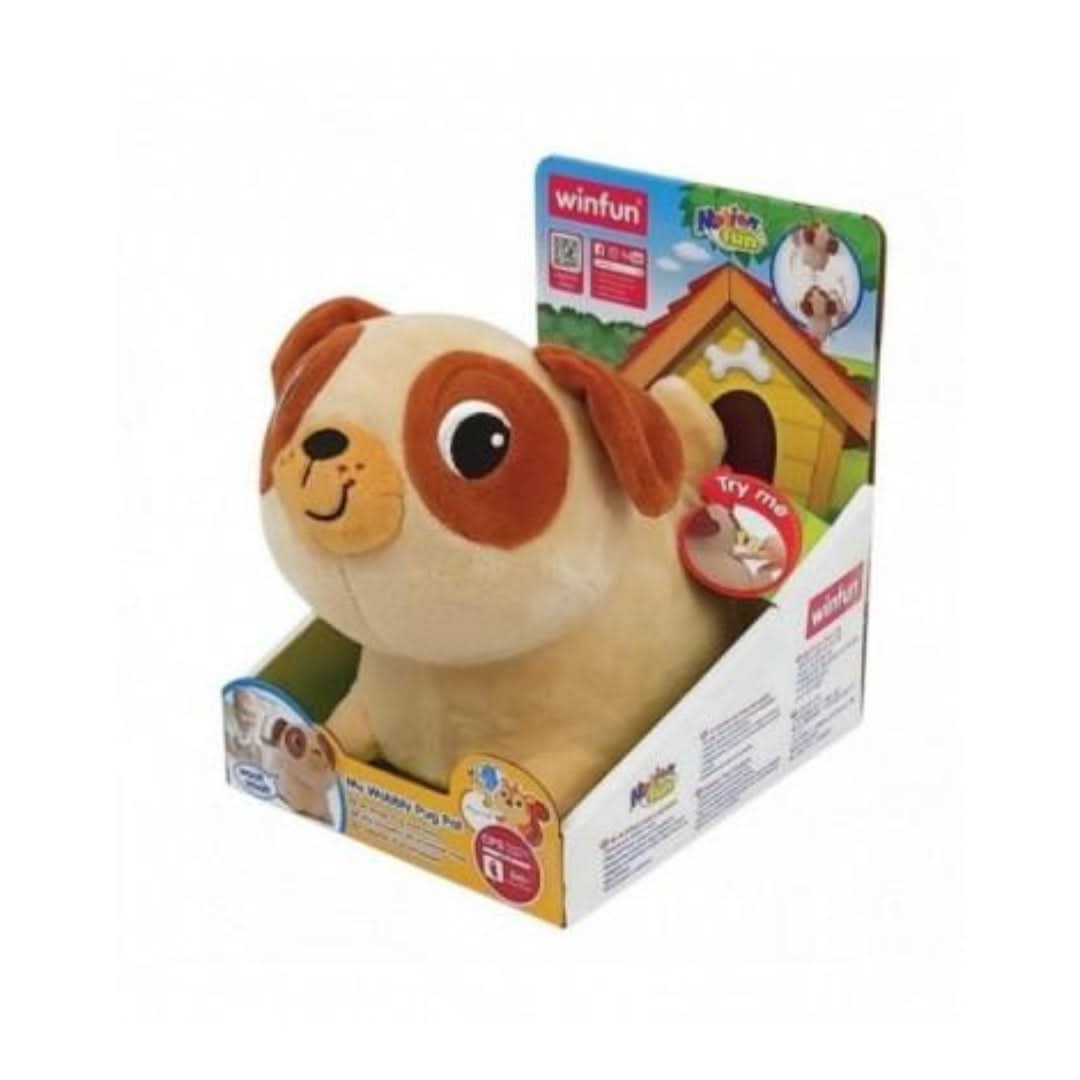 Winfun My Wobbly Pug Pal Interactive Toy - Superpanda
