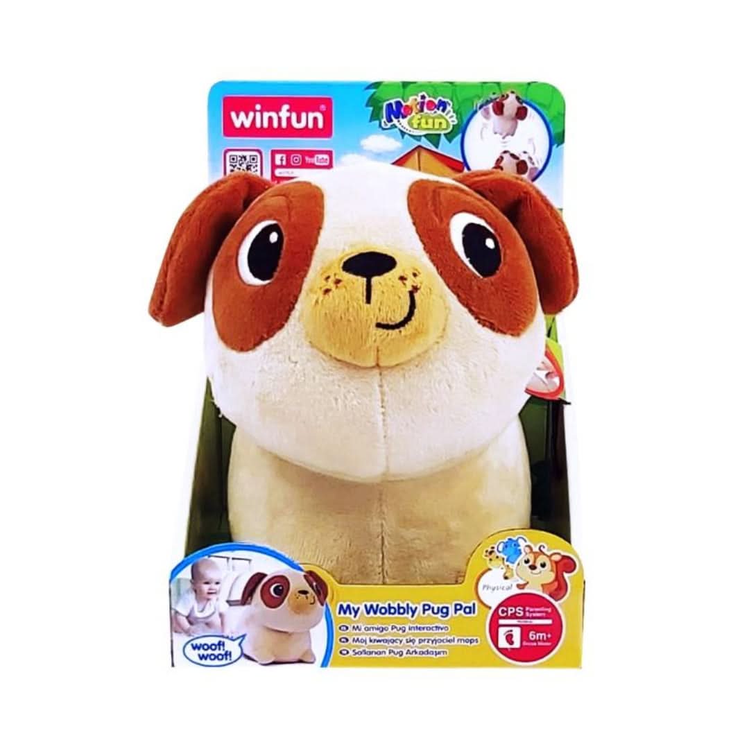Winfun My Wobbly Pug Pal Interactive Toy - Superpanda