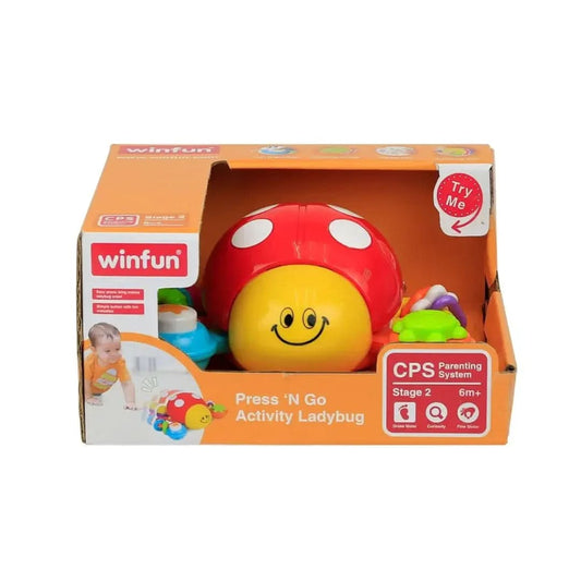 Winfun Press 'N Go Activity Ladybug - Superpanda