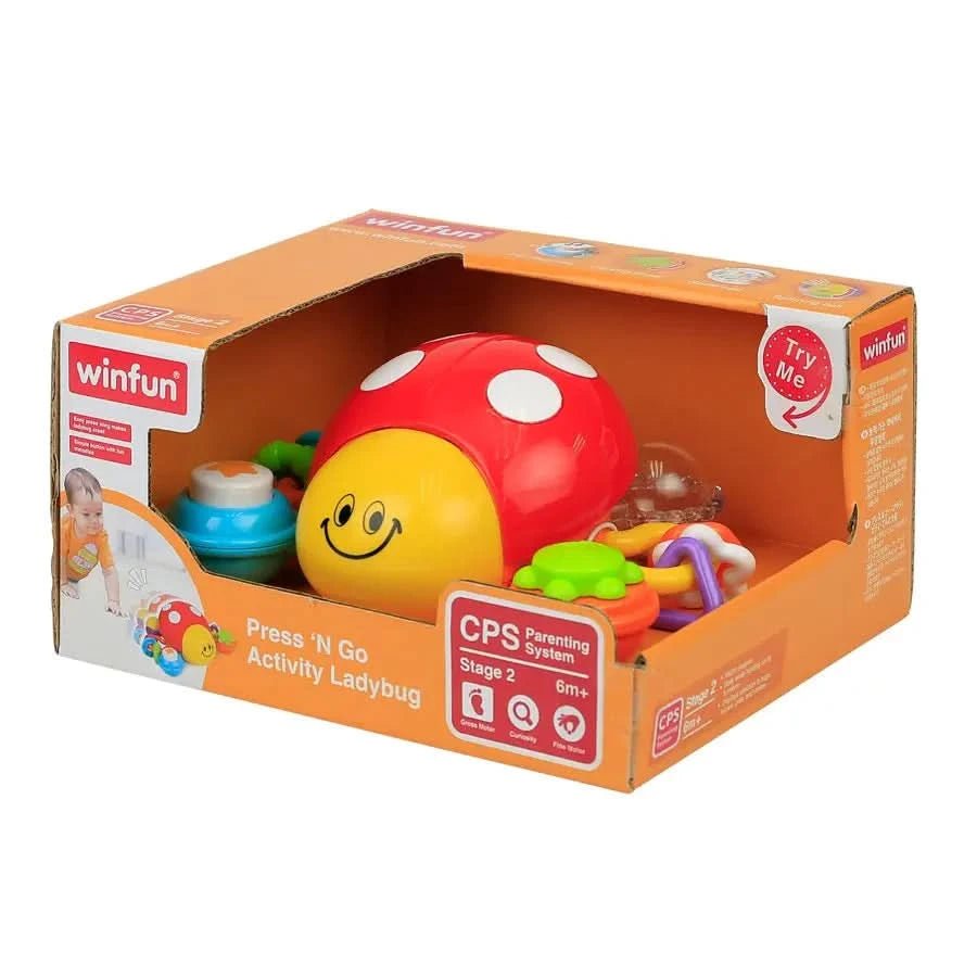 Winfun Press 'N Go Activity Ladybug - Superpanda