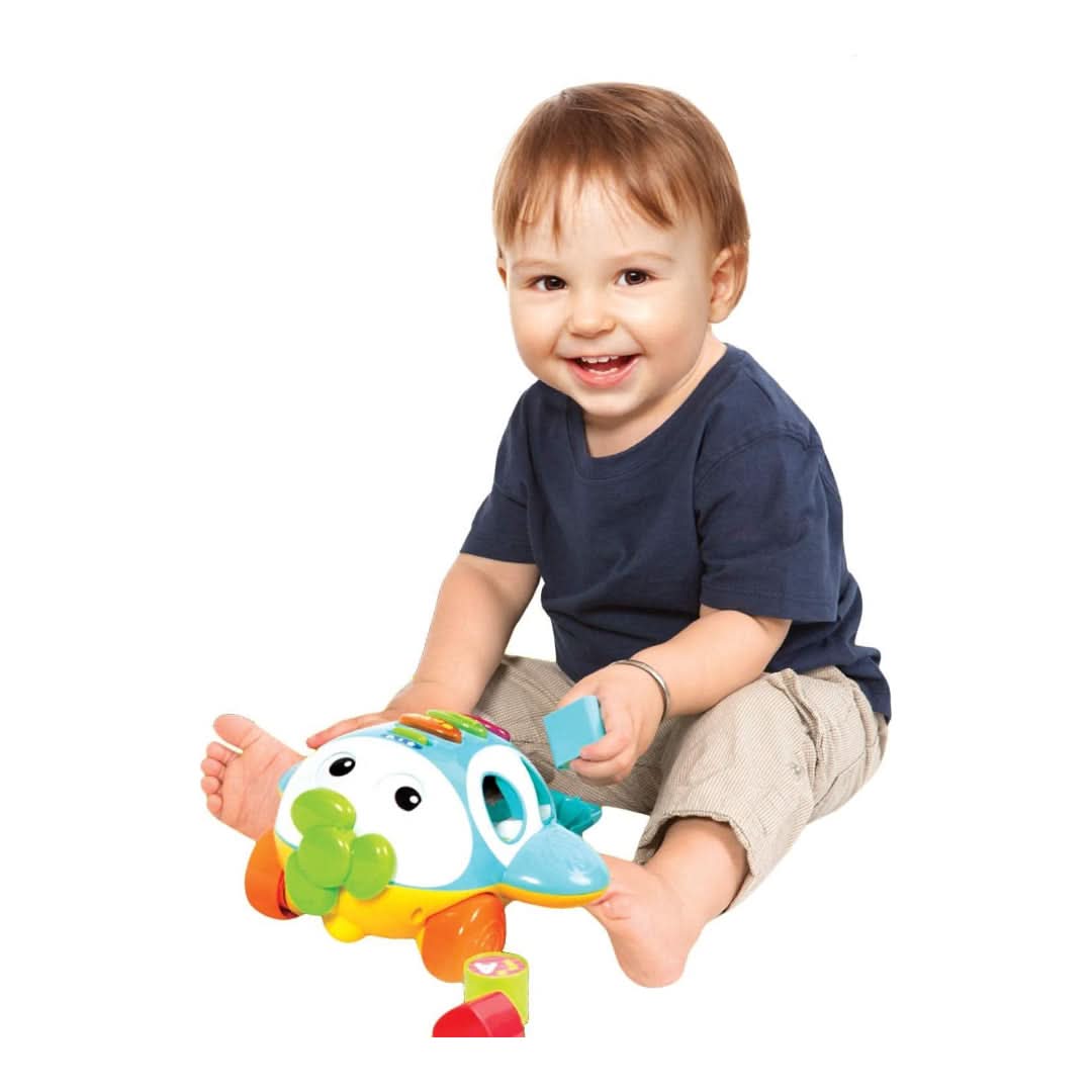 Winfun Sort 'N Learn Pull Along Plane - Superpanda