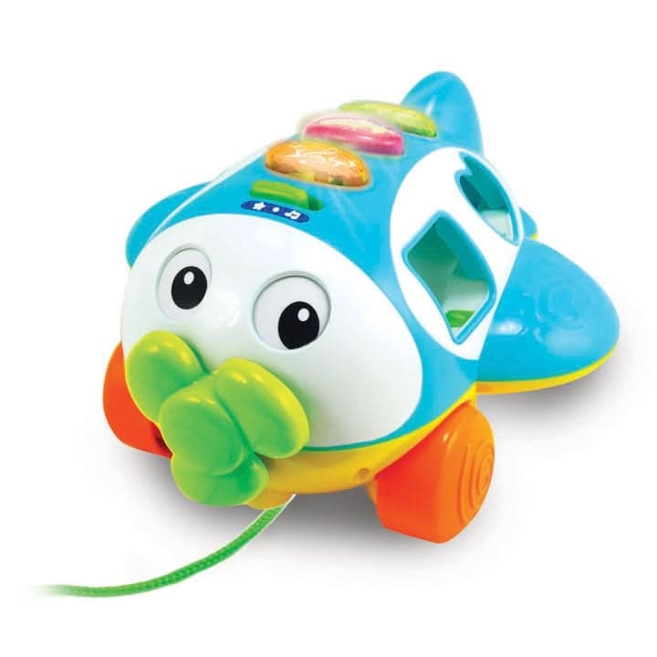 Winfun Sort 'N Learn Pull Along Plane - Superpanda