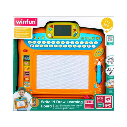 Winfun Write N Draw Learning Board - Superpanda