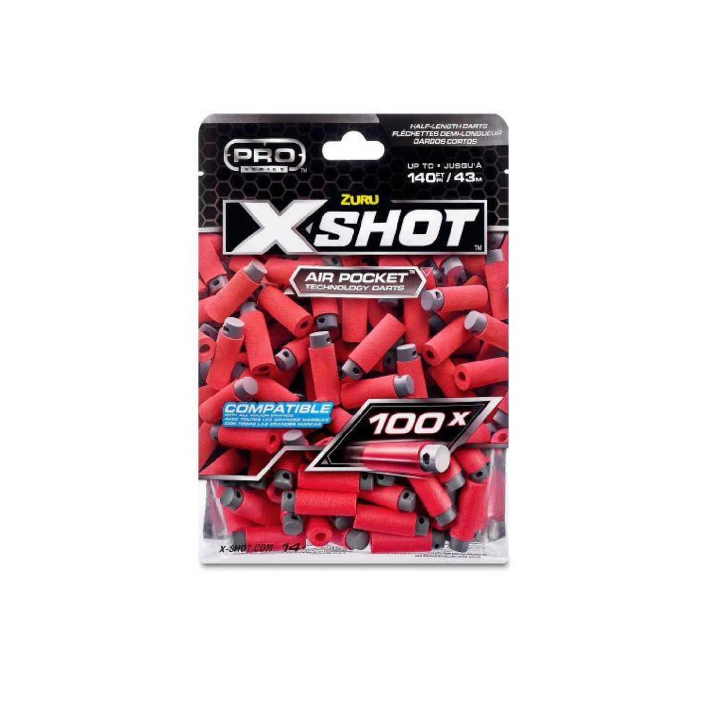 X-Shot Pro S1 Dart Refill 100 Pcs Foilbag