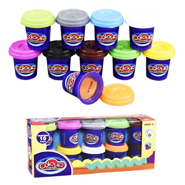 Color Play Dough 10 In A Pack