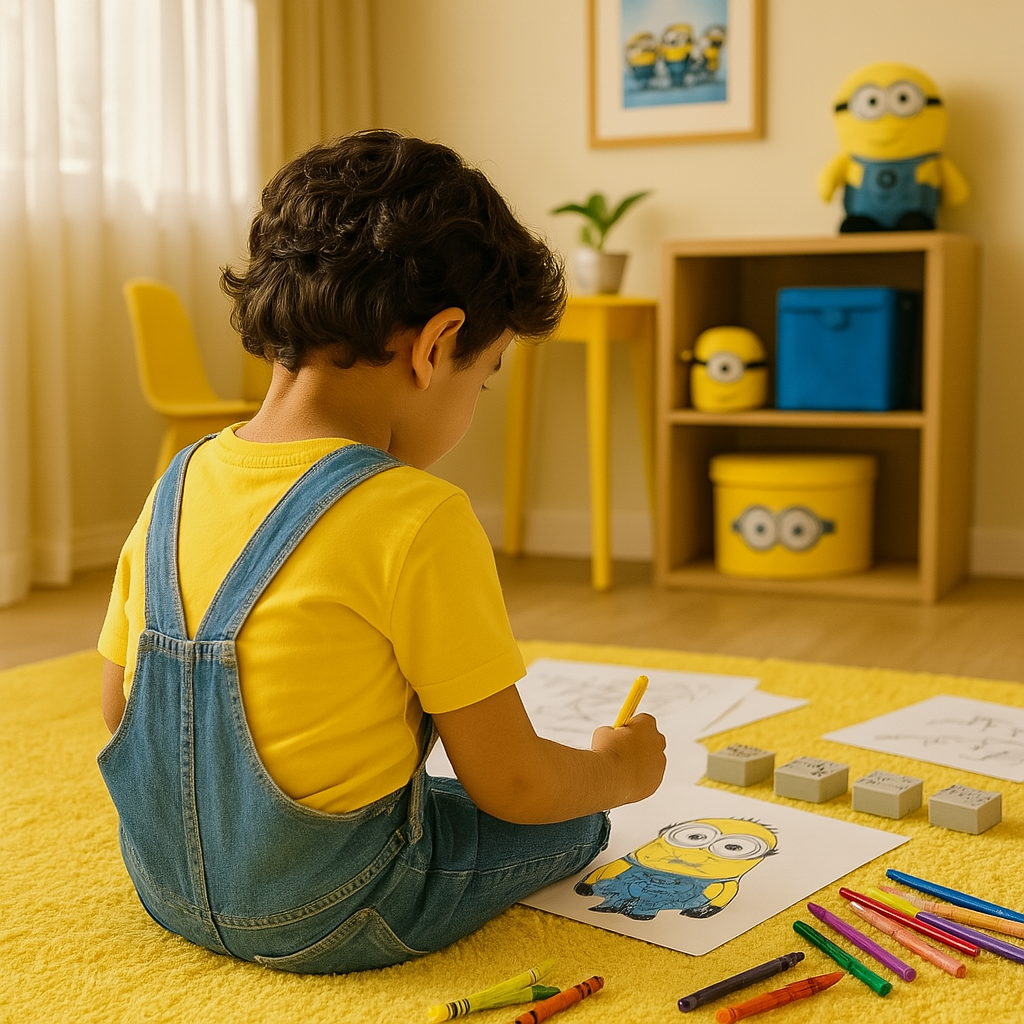 Multiprint - Minions 60 مجموعة تلوين أقلام محسوسة