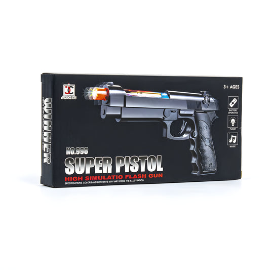 B/O Toy Super Gun  Lights, Sounds & Shaking.