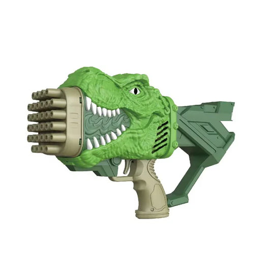 Bubble Gun Electric Dinosaur Bazooka.