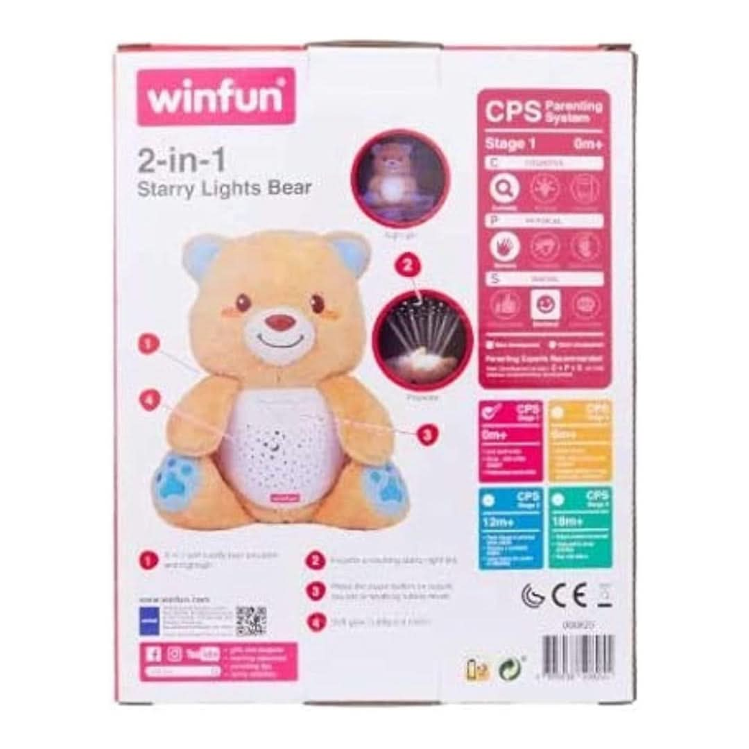 2 in 1 Starry Lights Bear - Superpanda