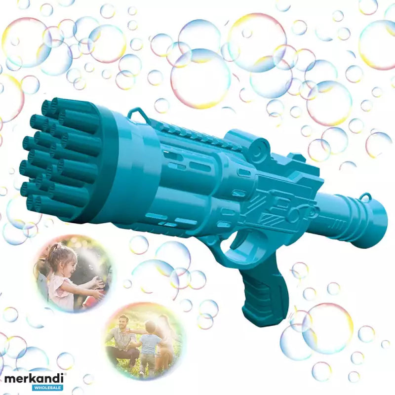 24-Hole Balloon Bubble Maker Gun