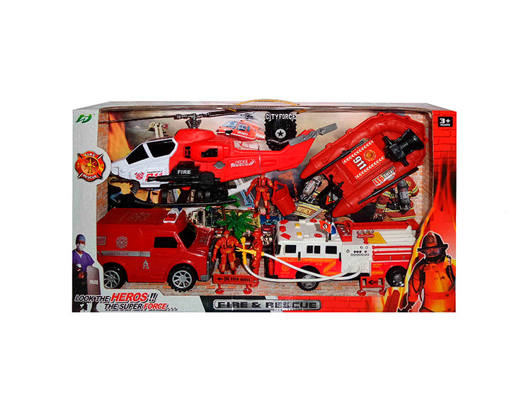 Firefighter Emergency Vehicle Set.