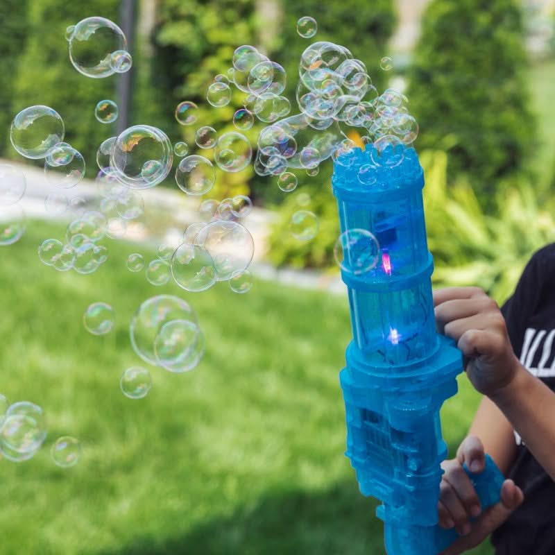 22 Hole Bubble Gun with Music and Lights. - Superpanda