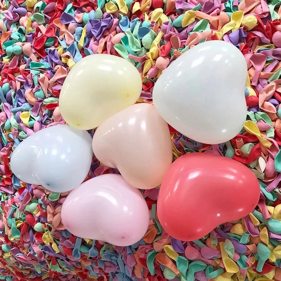 25 PCS Heart balloons. - Superpanda