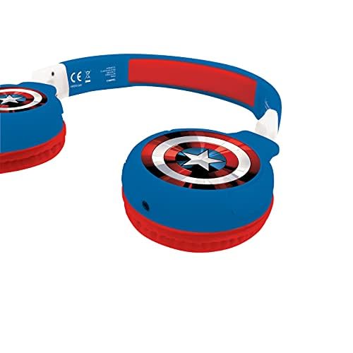 LexiBook Avengers 2 In 1 Bluetooth And Wired Stereo Headphone