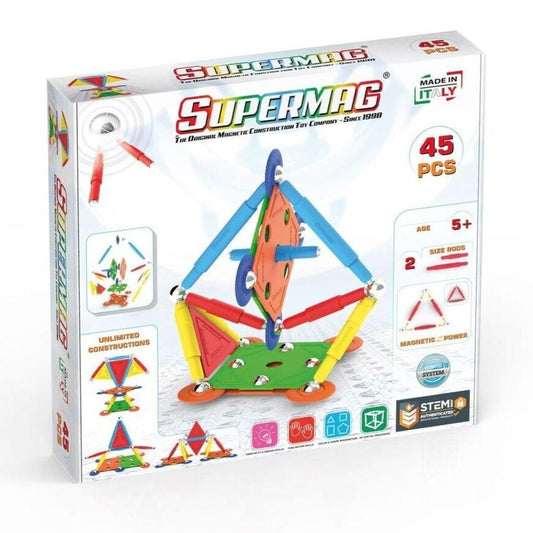 Supermag Projects Technocolor Magnetic Constructions Set