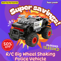 R/C Big Wheel Shaking Police Vehicle