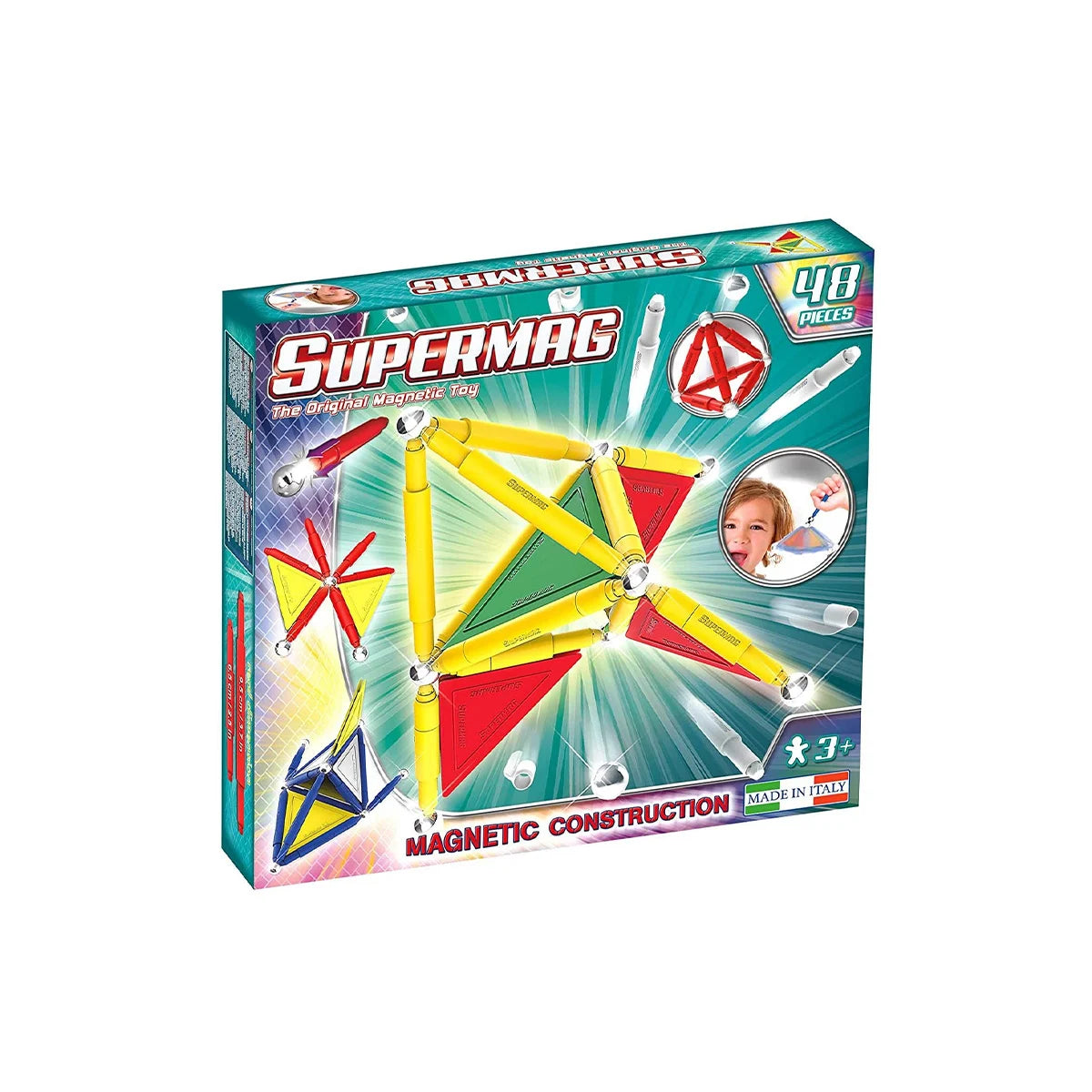 Bundle - Inventor Mechanics Space Shuttle + Supermag Primary 48