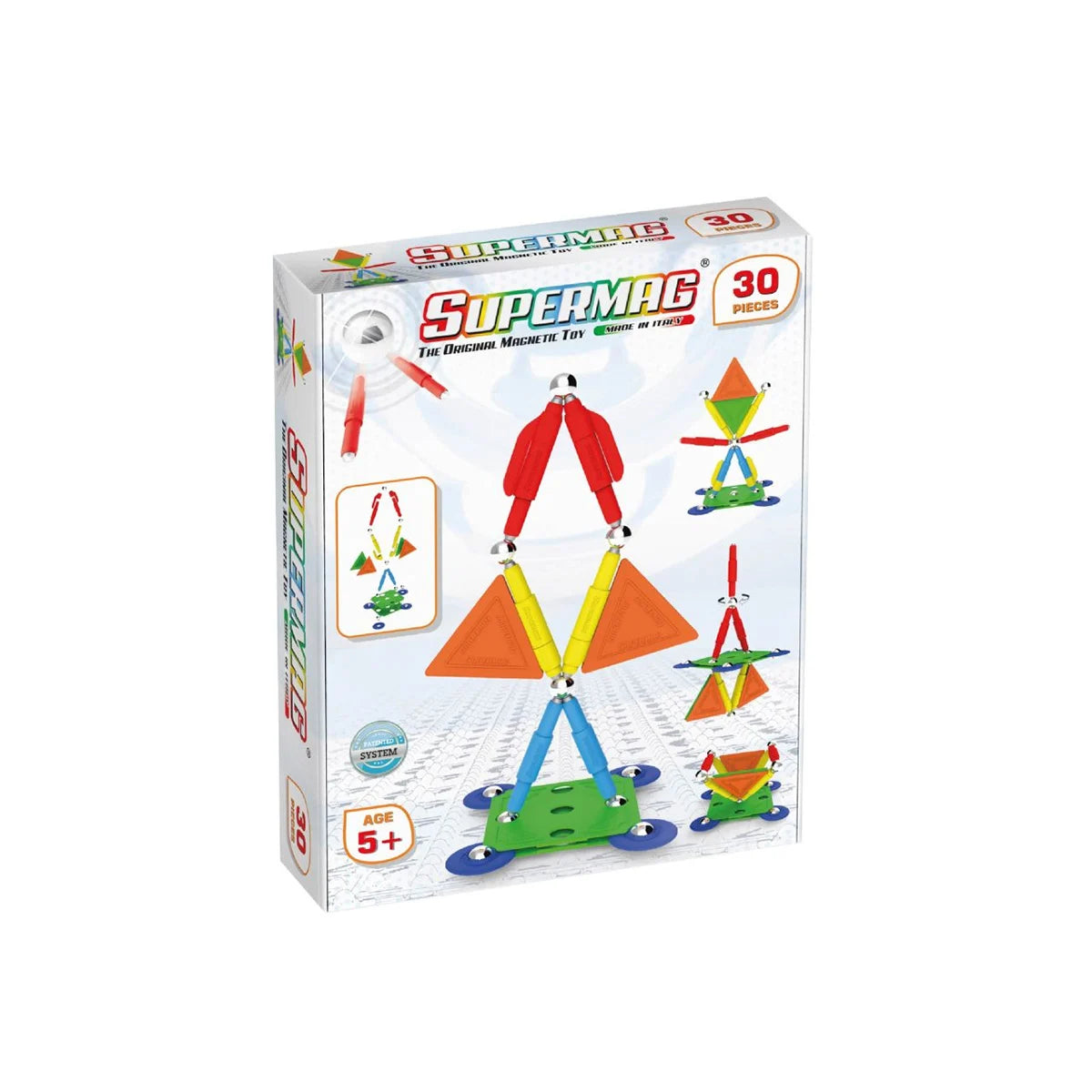 Bundle - Inventor Mechanics Acrobatic Plane + Supermag Projects 30pcs