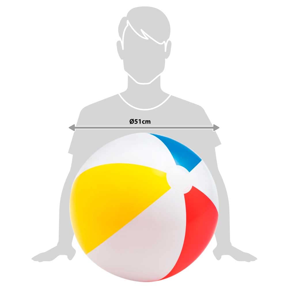 Intex Beach Balls Glossy Panel Ball 51 Cm