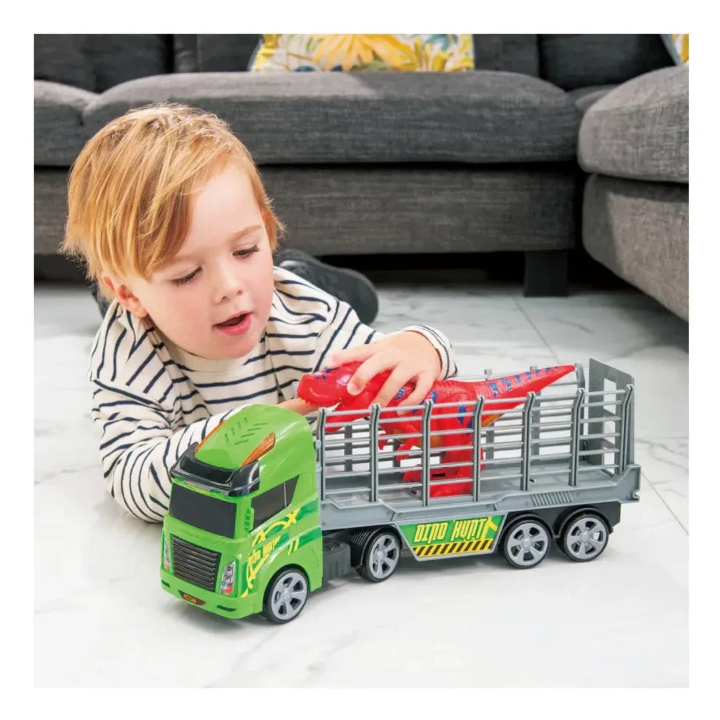 Teamsterz Mighty Machines Dino Transporter (Small) (L&S)