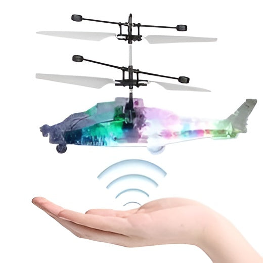 Transparent Helicopter Toy LED Light