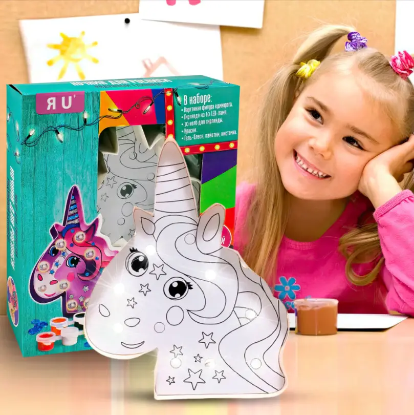 Painting kit Unicorn night light.