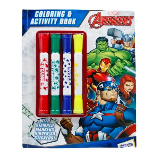 Skoodle Avangers Stamper Marker Activity Pad