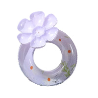 Transparent Thickened Colorful Swimming Ring