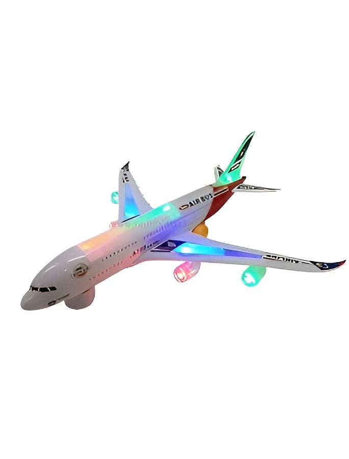 AIR Bus A380 Airline Flash Light & Emitting Sound Toy Plane