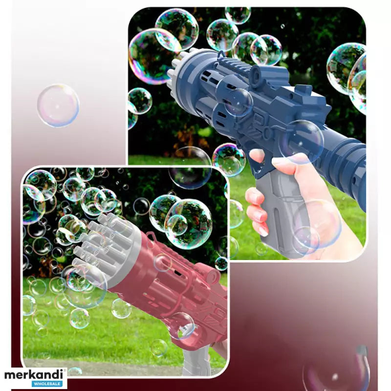 24-Hole Balloon Bubble Maker Gun