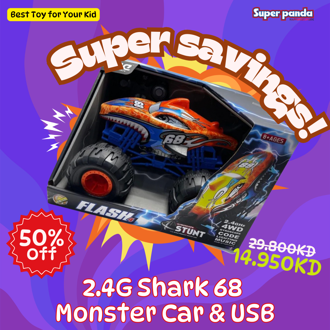 2.4G Shark 68 Monster Car & usb